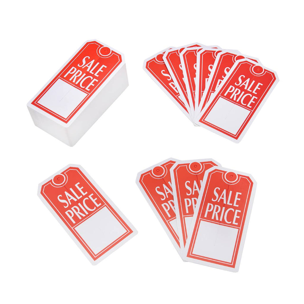 Sales Price Slit Tags - 2 3/8"W x 4 3/4"H - Carton of 1000