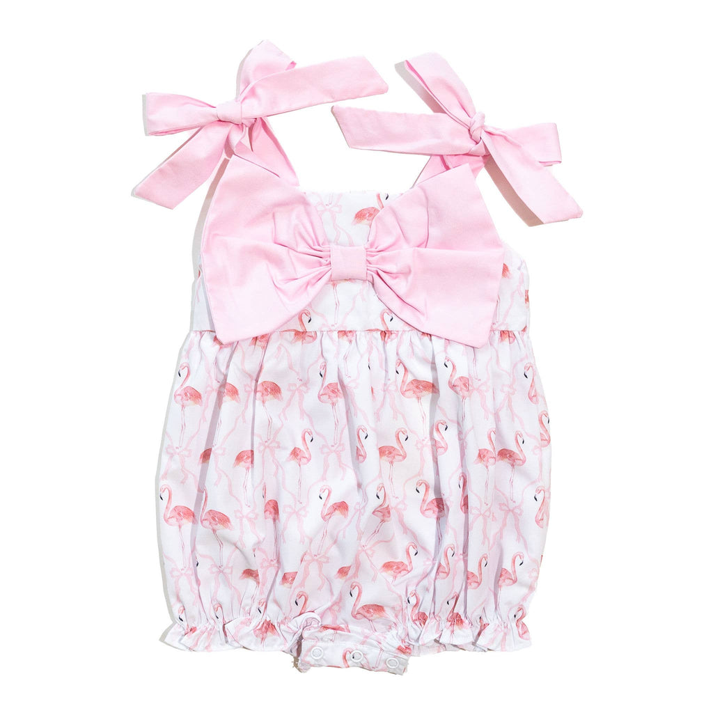 Girls Pink Bow Flamingo Bubble : 24M