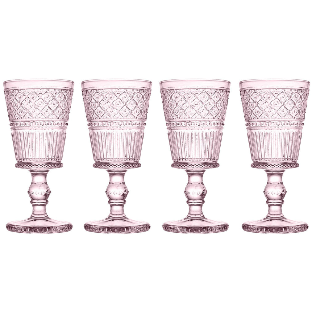Claro Pink Goblet, Set of 4