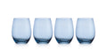 Set of Four Veneto Stemless Wine Glasses - Multi color avail: Frost