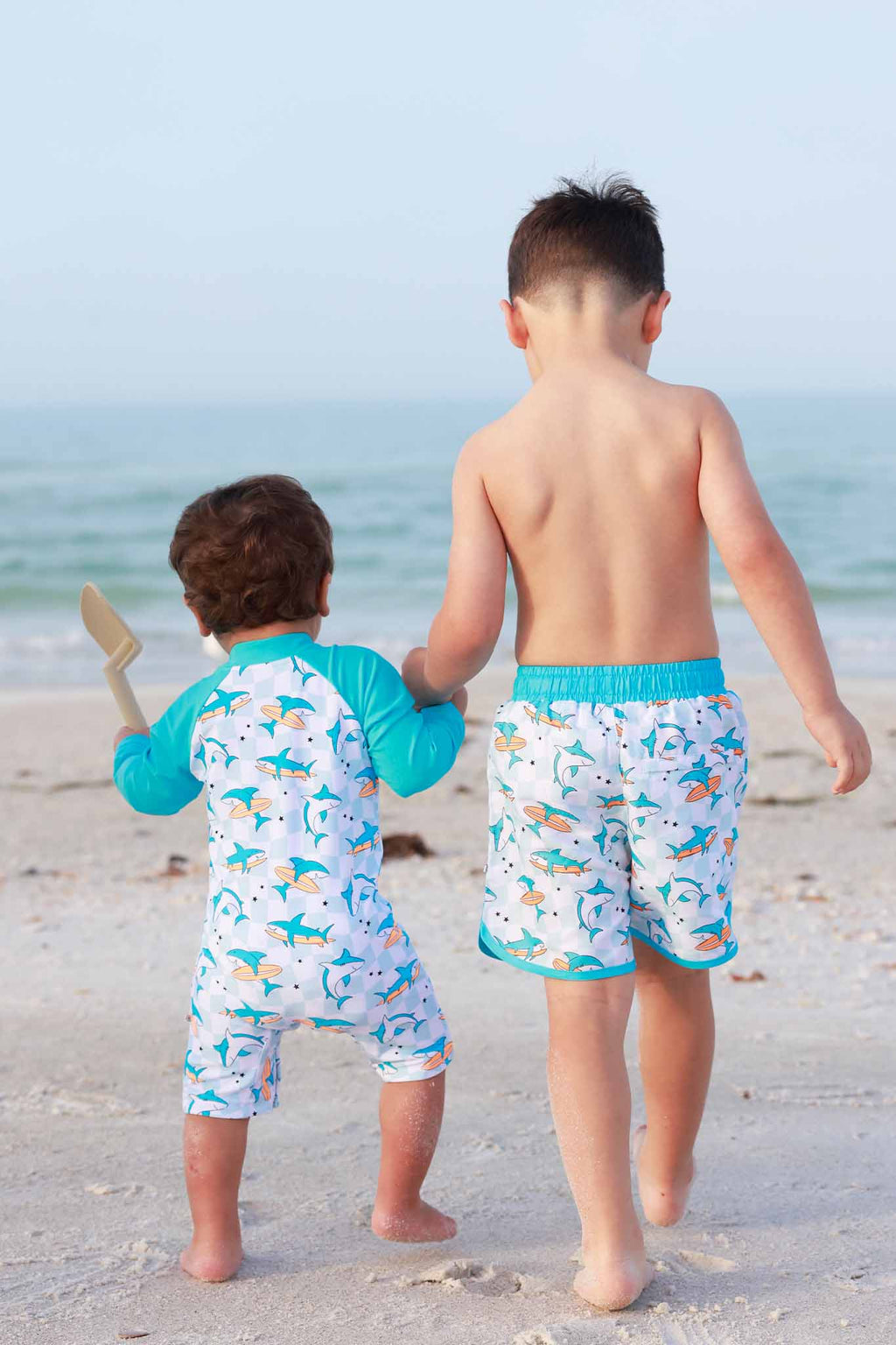Boy's Swim Trunks | Totally Jawsome: 6-12 months