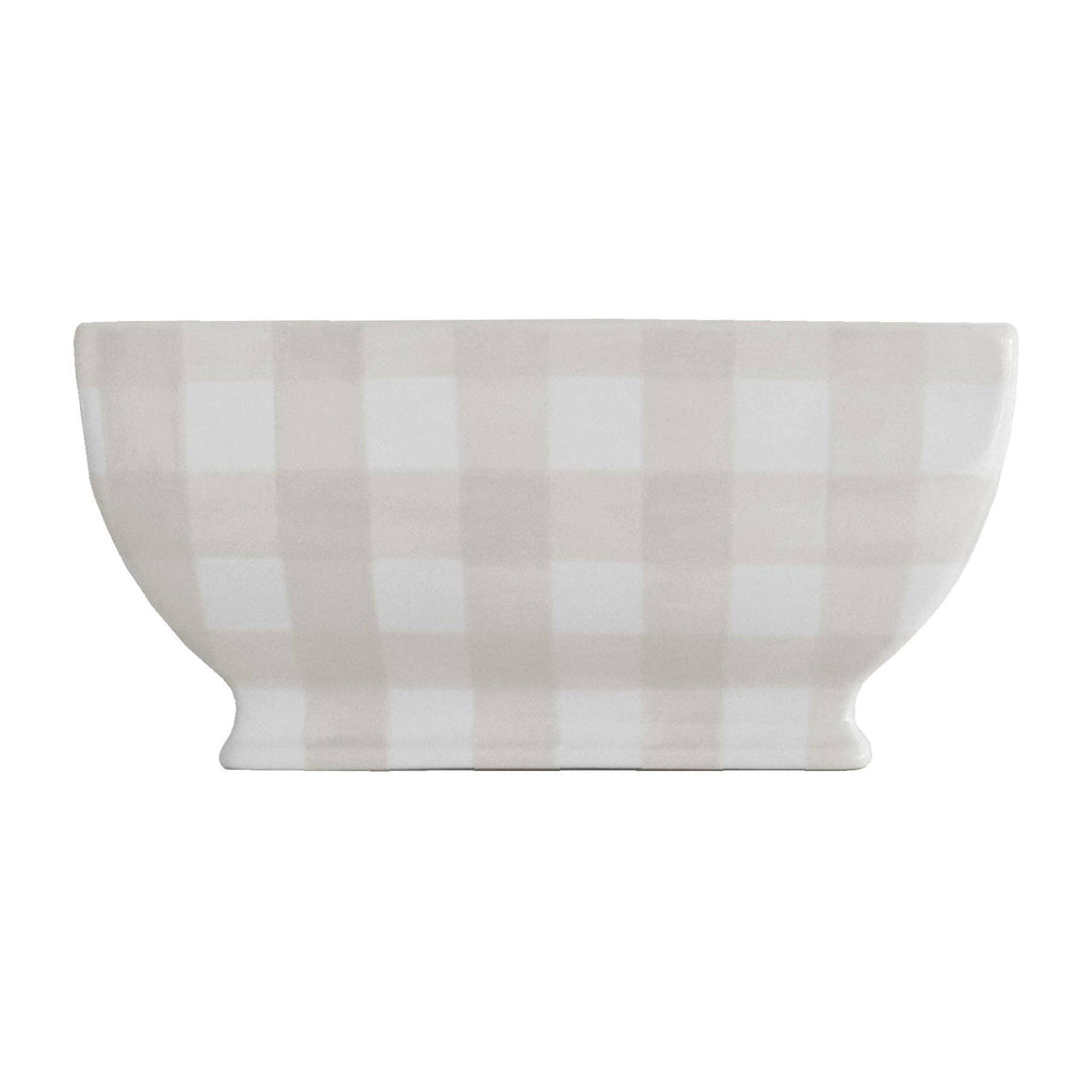 Gingham Planter: Pink / Planter