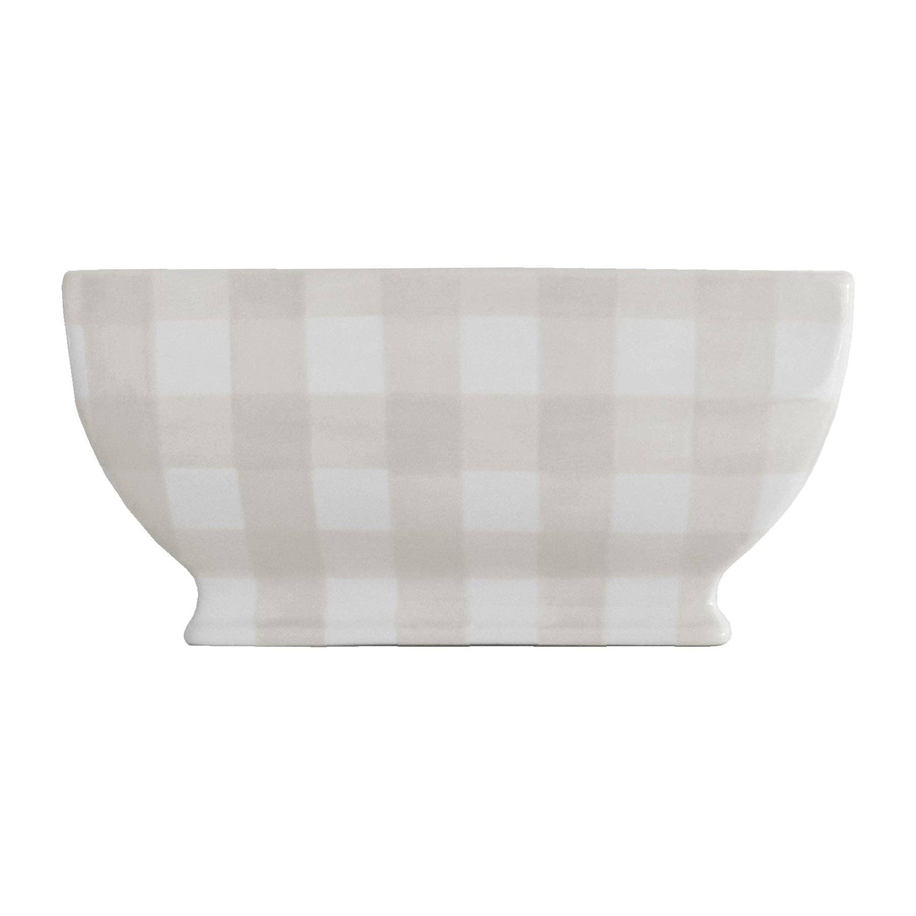 Gingham Planter: Pink / Planter