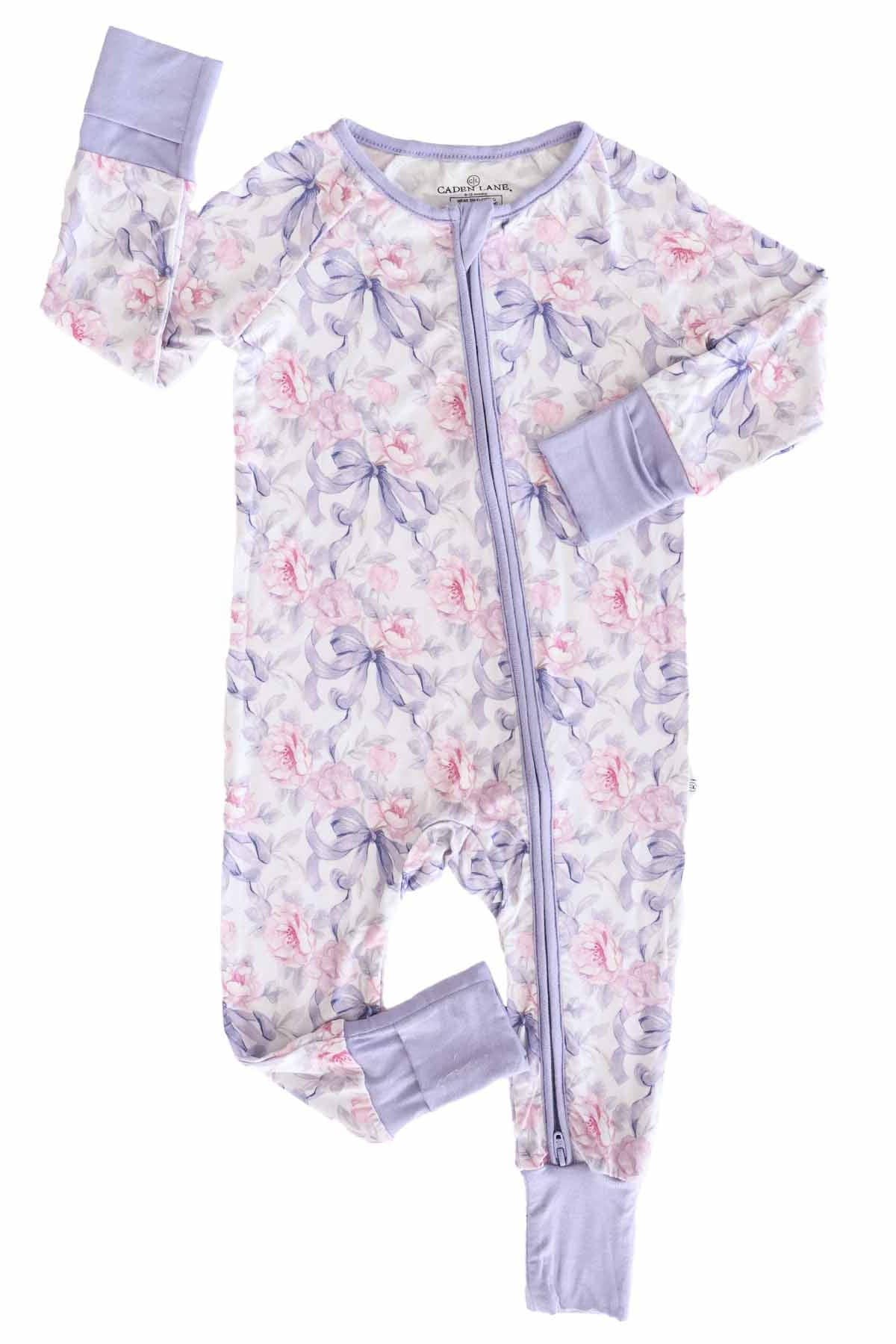 Leighton's Lavender Convertible Zip Romper: 12-18 months
