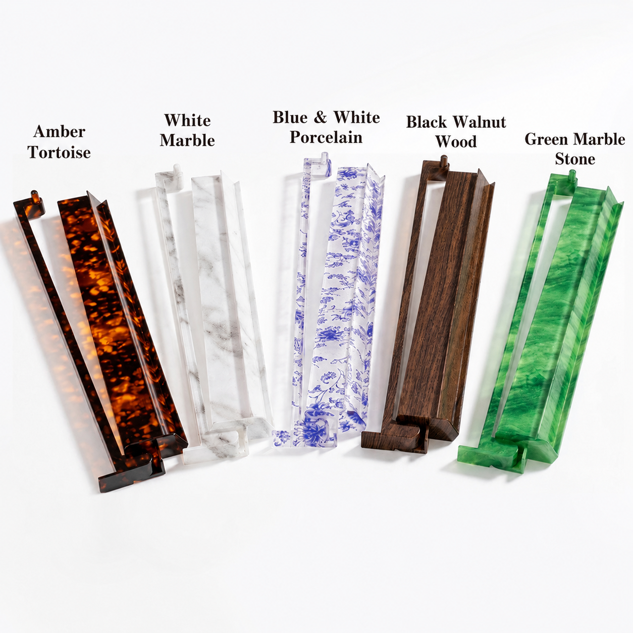 Yu Sheng Mahjong Ruler – American Style 2-in-1 Rake & Jewish Ruler, Mahjong Rack, 17.5 Inch with Pusher: Tortoise-shell