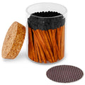 2" Matches in Cork Top Jar - Colors of Your Choice: Espresso