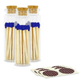 2" Matches + Small Bottle - Color of Your Choice + Strikers: Royal Blue