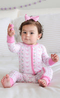 Convertible Zip Romper | Coquette Garden: 6-12 months