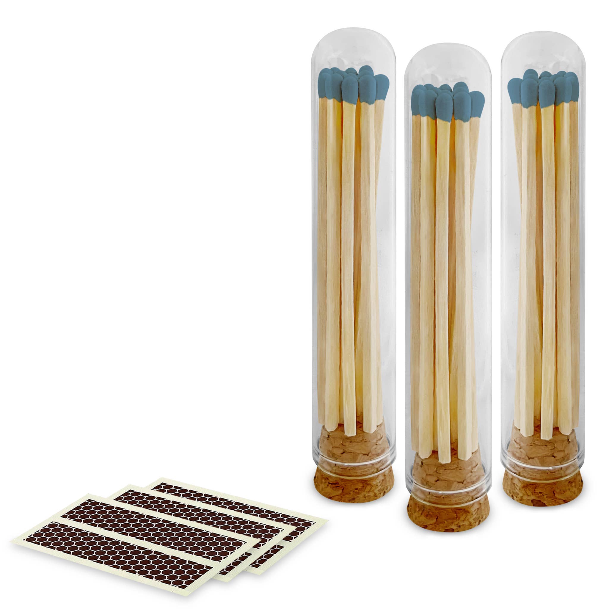 4" Matches + Mini Cloche - Colors of Your Choice + Strikers: Steel Blue