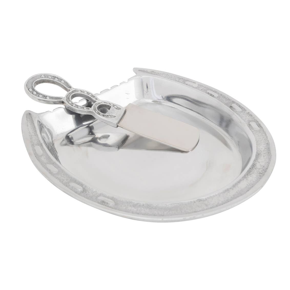 Homestead Cheese Plate with Knife - Equestrian - Farmhouse
