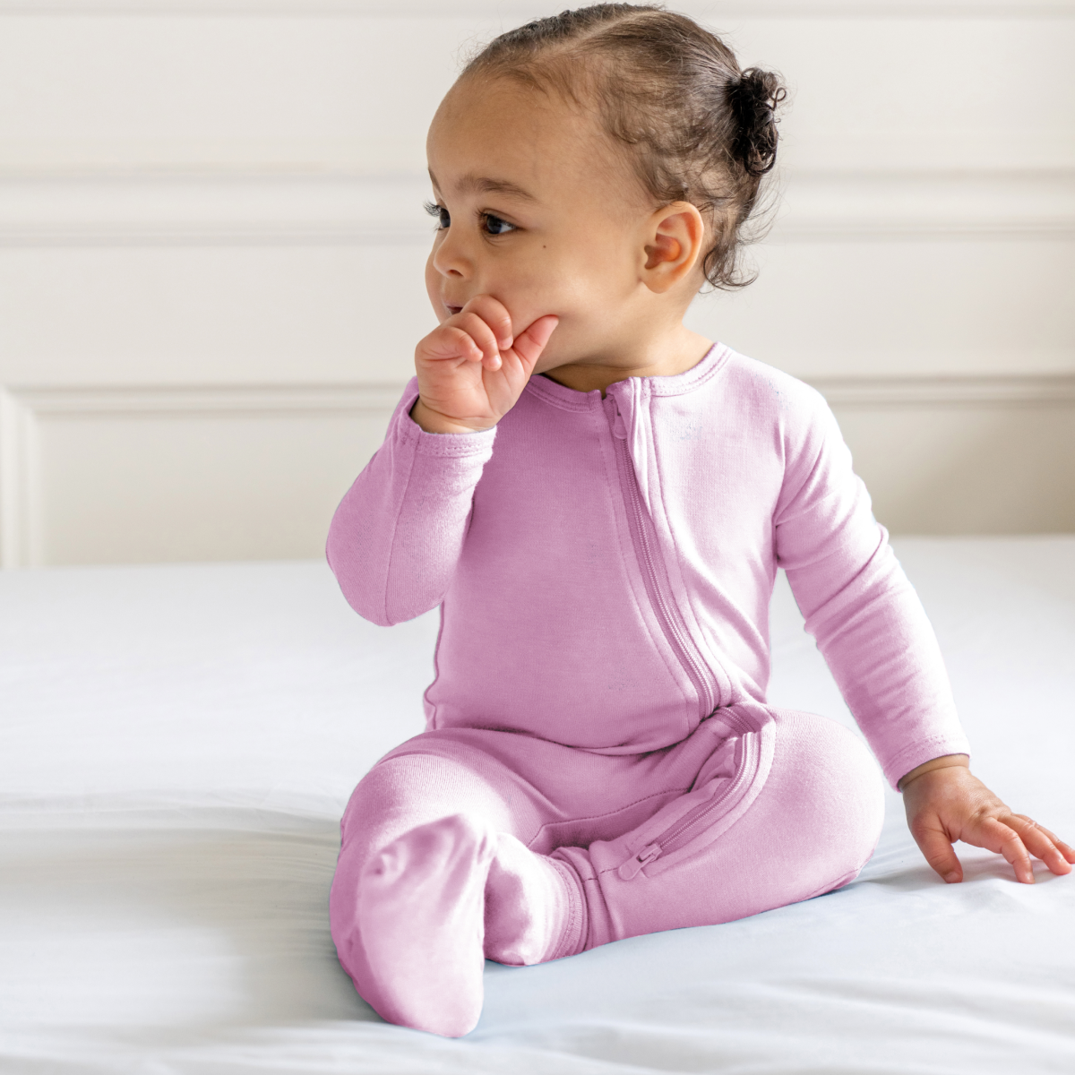 Baby Bamboo Pajamas w/ DreamCuffs™: Forest Green / 6 - 9 Months