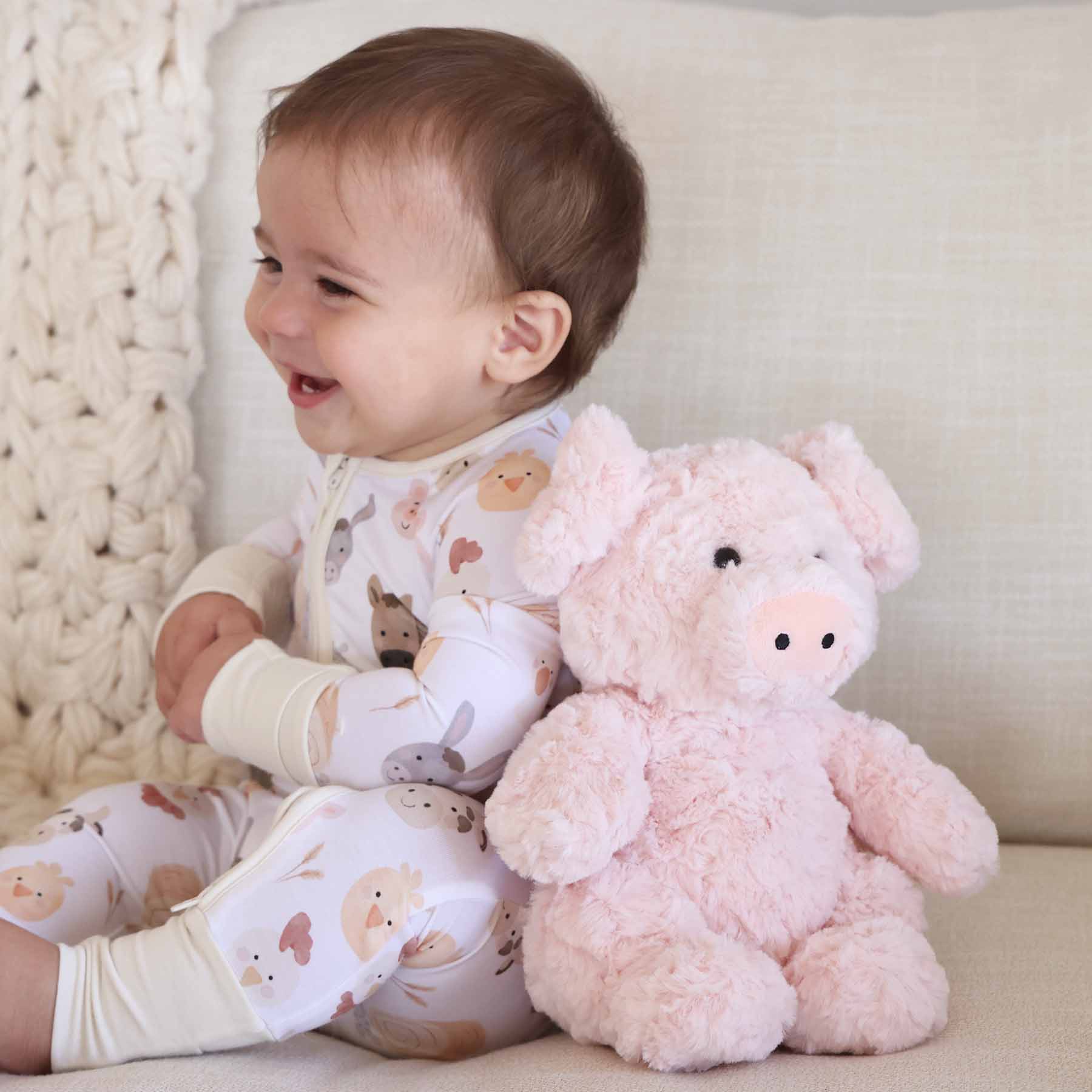 Large Cuddle Plush Friends | Piper Pig