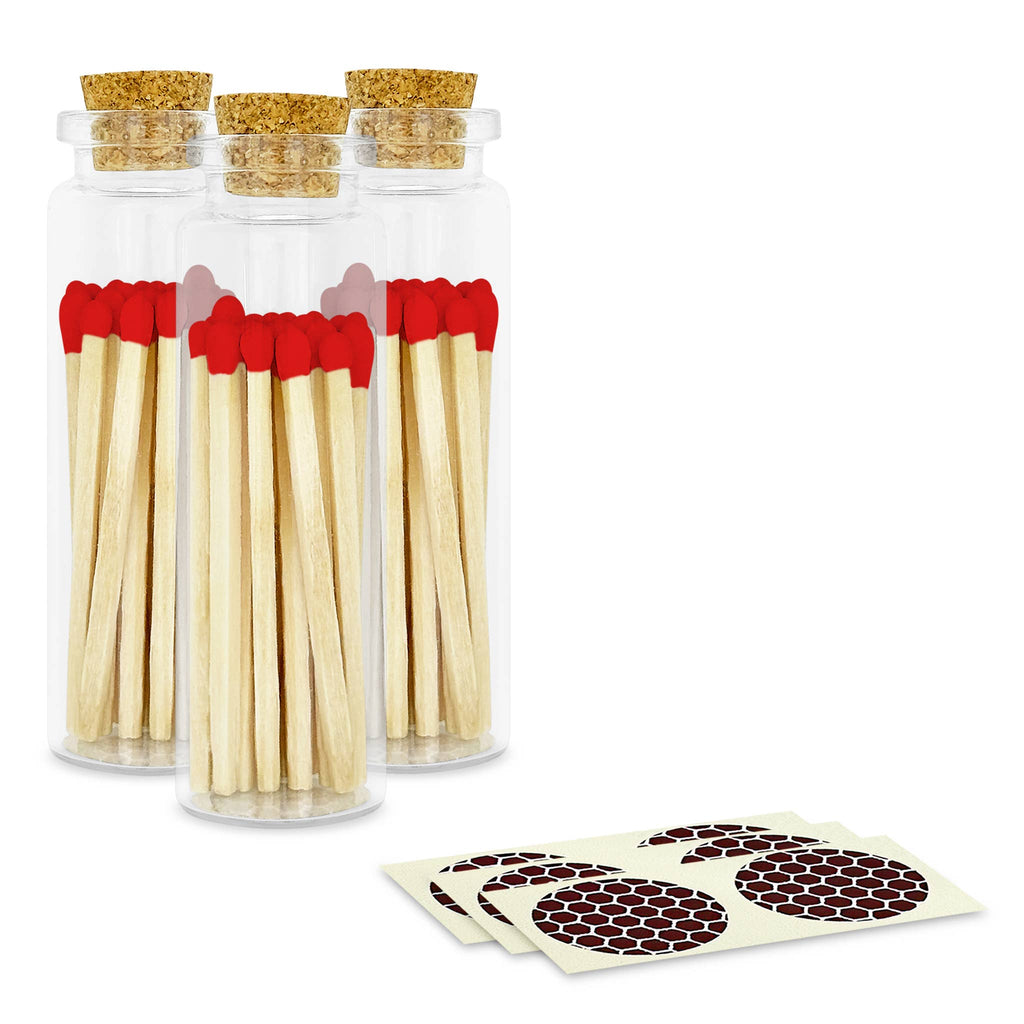 2" Matches + Small Bottle - Color of Your Choice + Strikers: Royal Blue