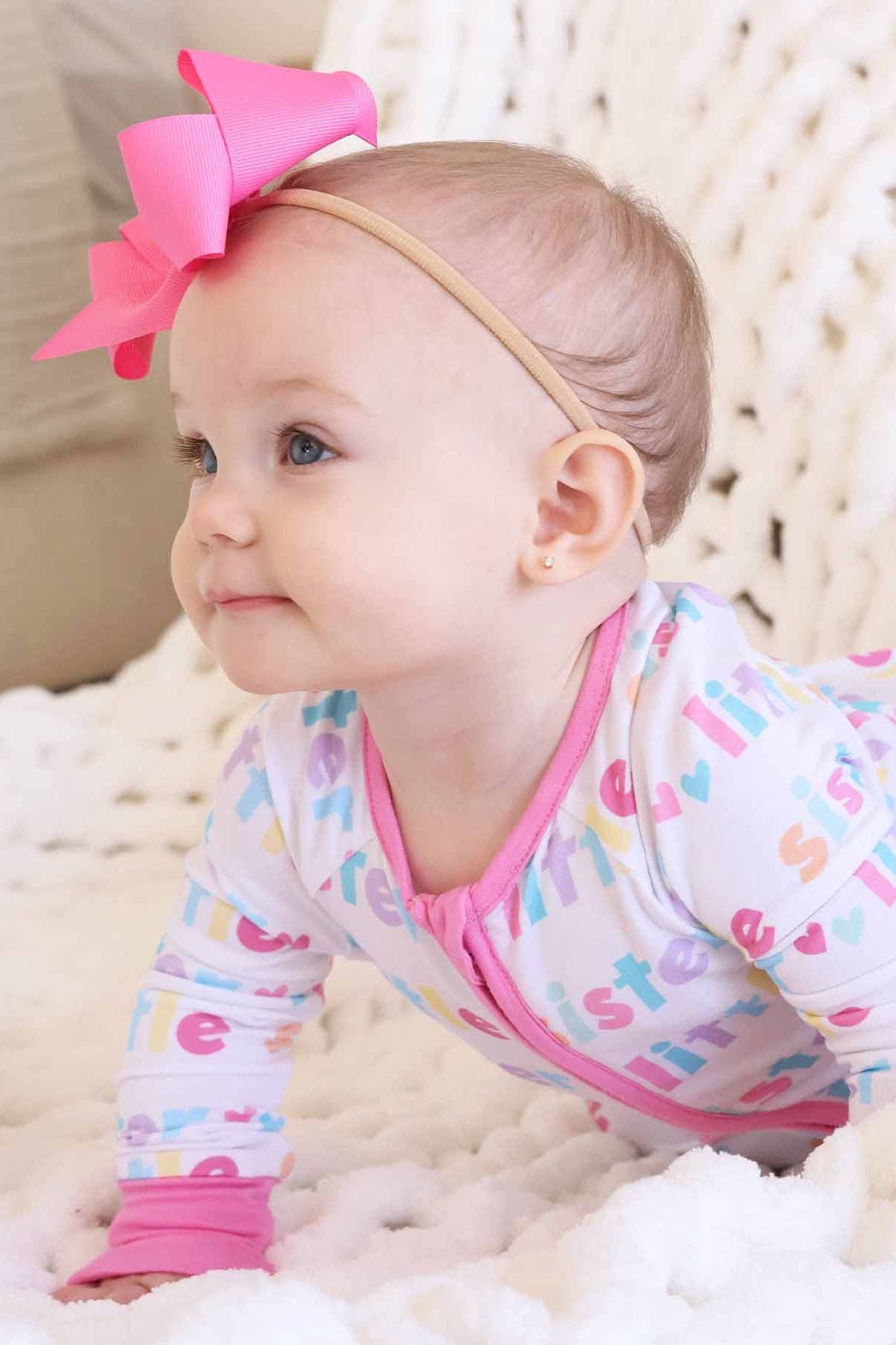 Little Sister Convertible Zip Romper: 3-6 months