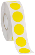 3/4" Self-Adhesive Labels - Roll of 1,000: Yellow