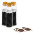 2" Matches + Small Bottle - Color of Your Choice + Strikers: Tuxedo