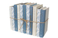 Decorative Blue Book Bundle - Cerulean and Cream Mixed Media: Blue