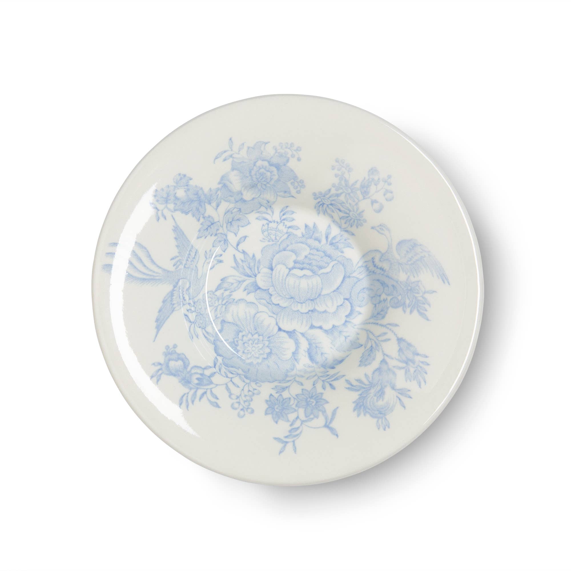 Blue Asiatic Pheasants Tea Saucer