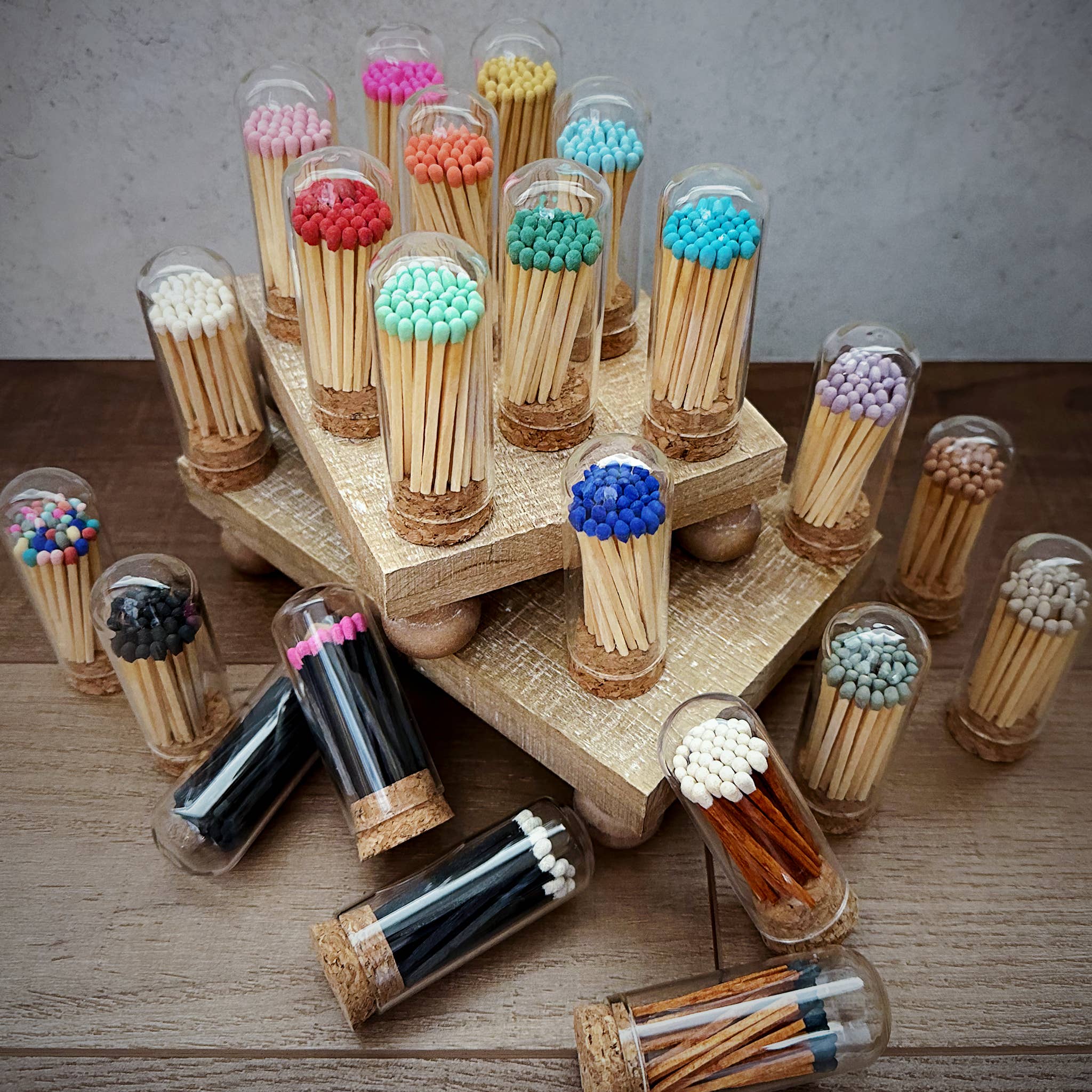 2" Matches + Mini Cloche - Colors of Your Choice + Strikers: Tuxedo