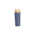 Solid Match Holder/ Striker with Gold Accent: Navy Blue