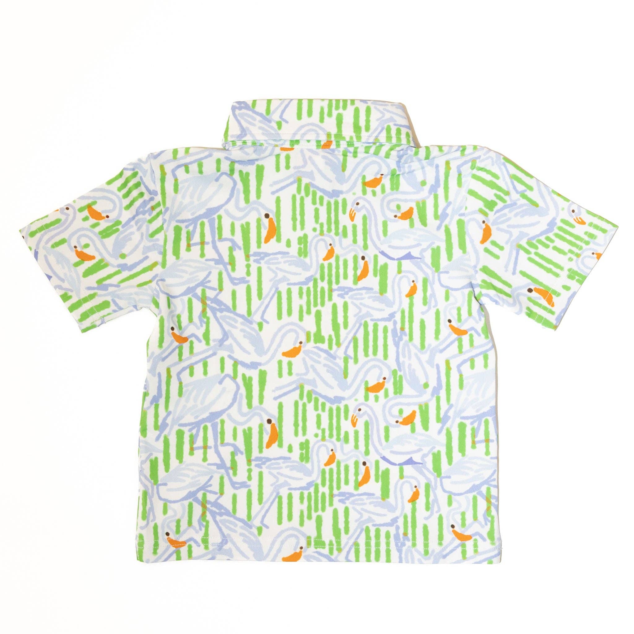 Boys Summer Swan Polo: 3T