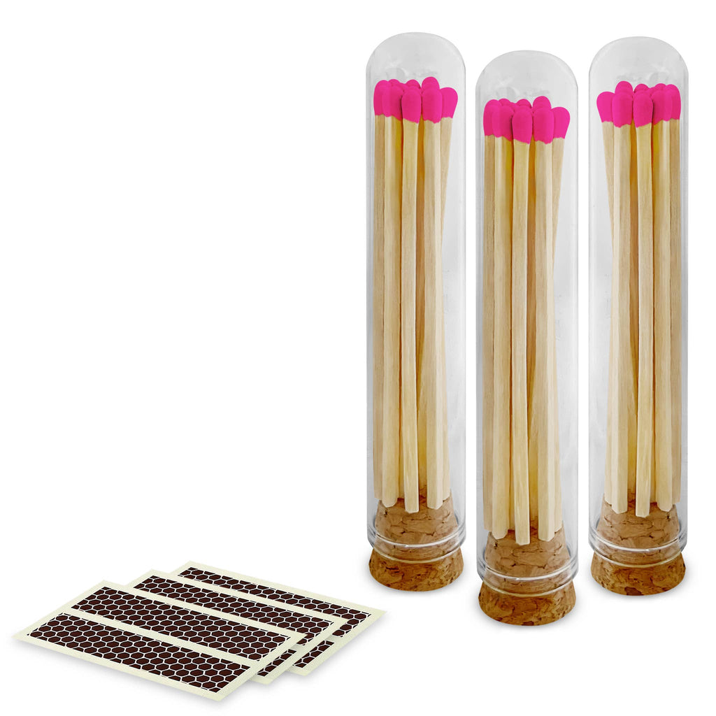 4" Matches + Mini Cloche - Colors of Your Choice + Strikers: Rainbow