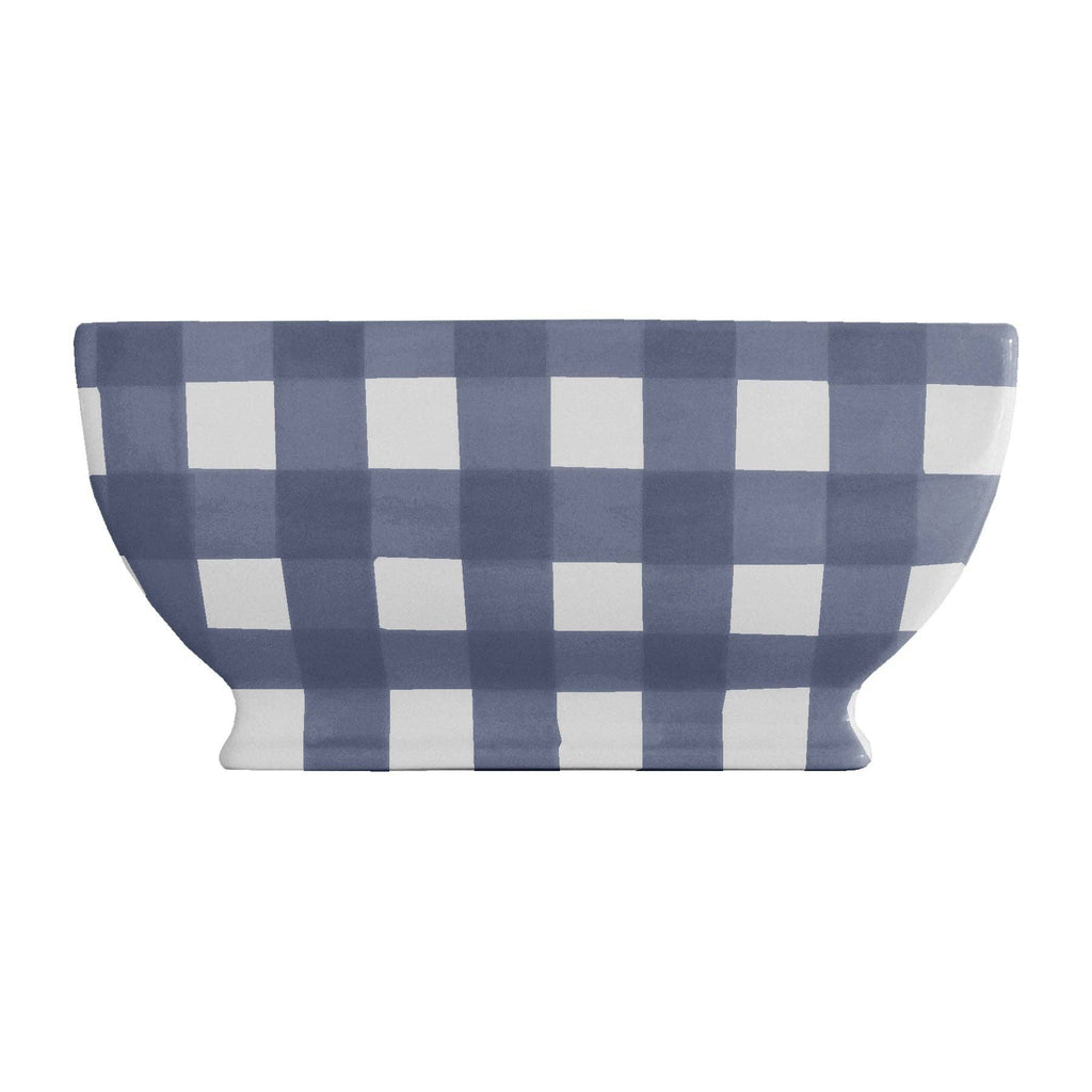 Gingham Planter: Pink / Planter