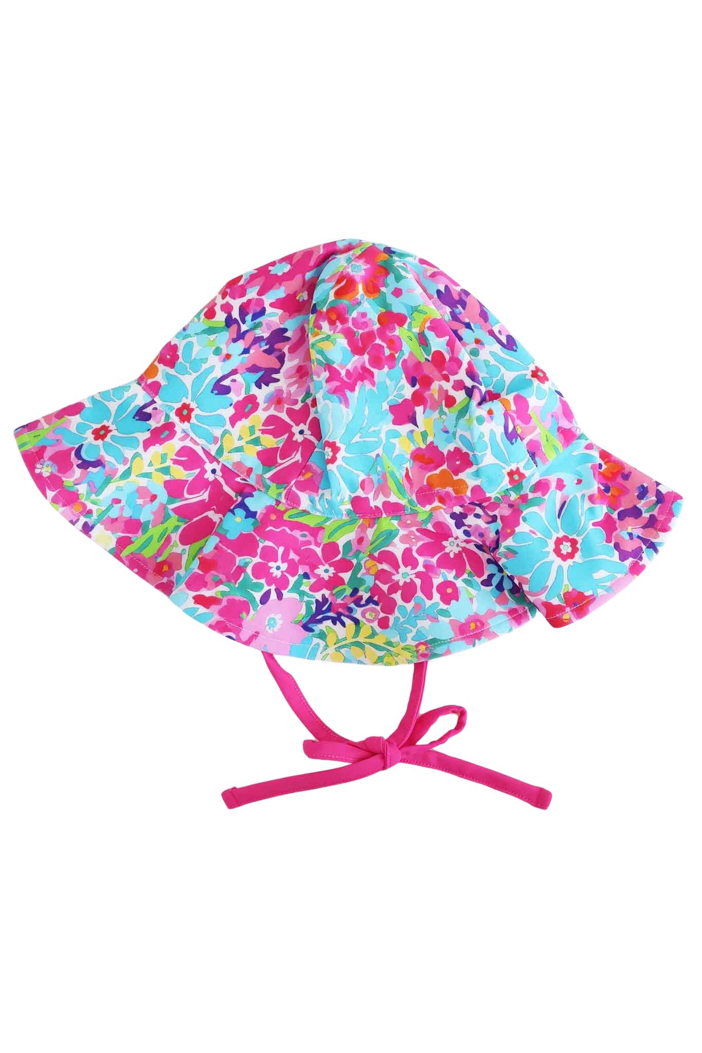 Printed Sun Hat | Petal Splash: M