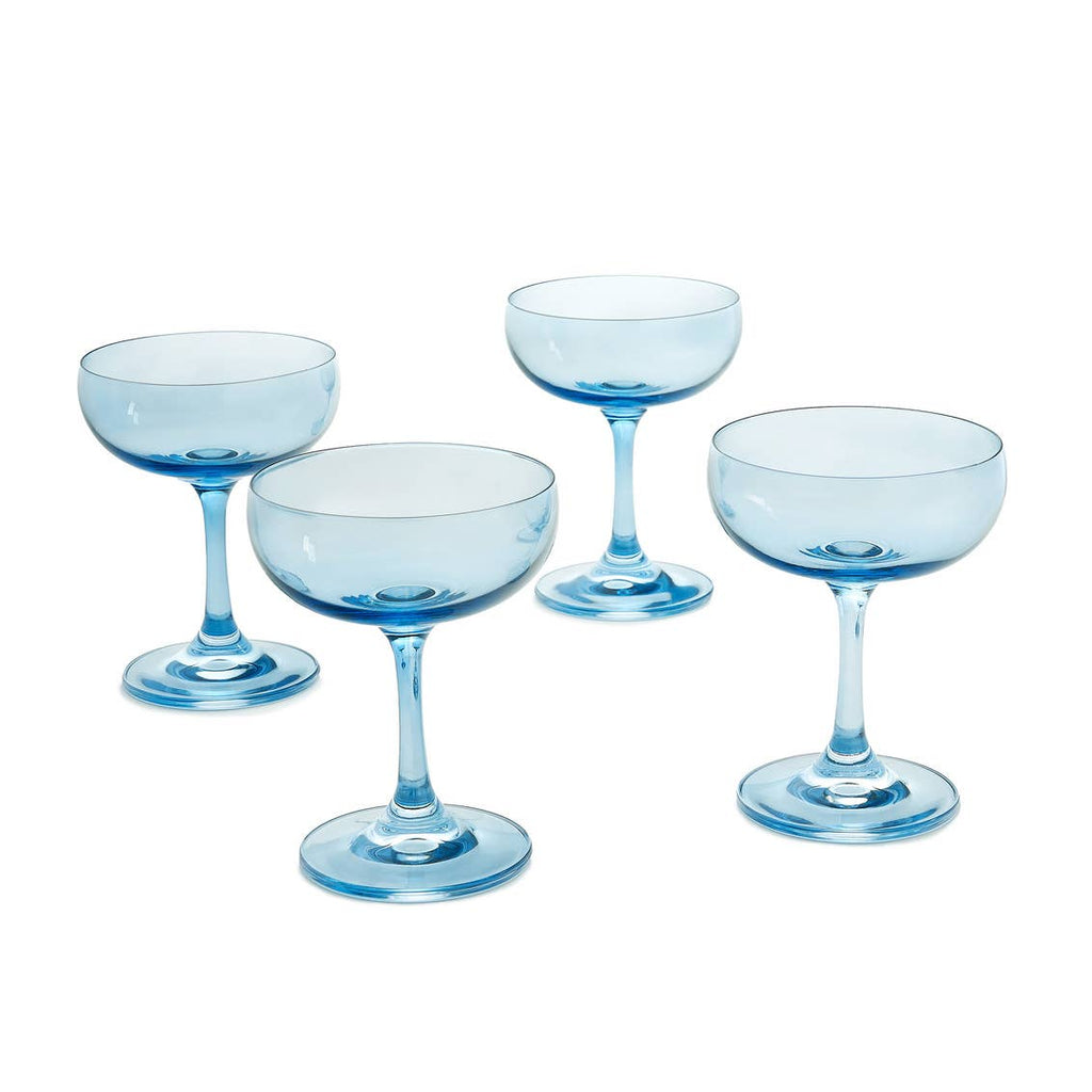 Veneto Set of Four Blue Coupe