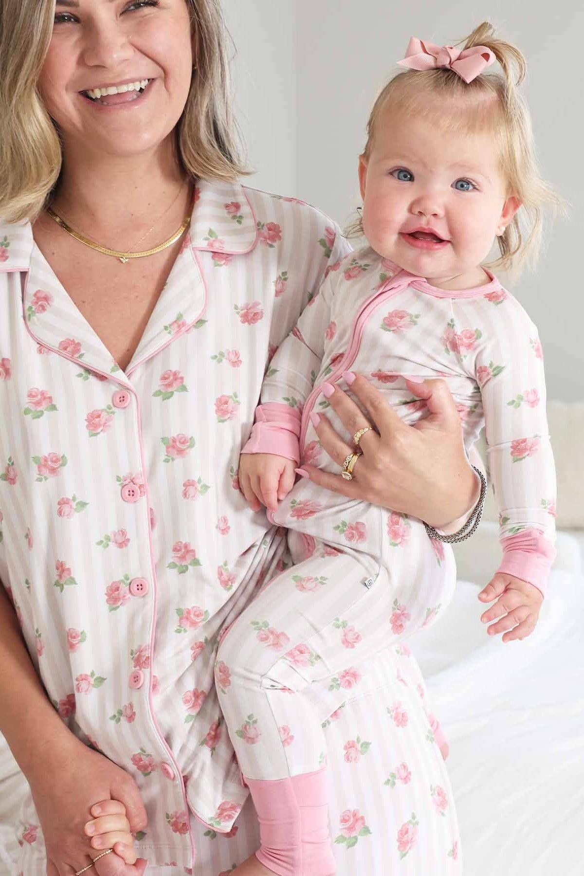 Rosy & Cozy Convertible Zip Romper: 0-3 months