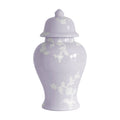 Chinoiserie Dreams Ginger Jars in Light Lavender: Medium