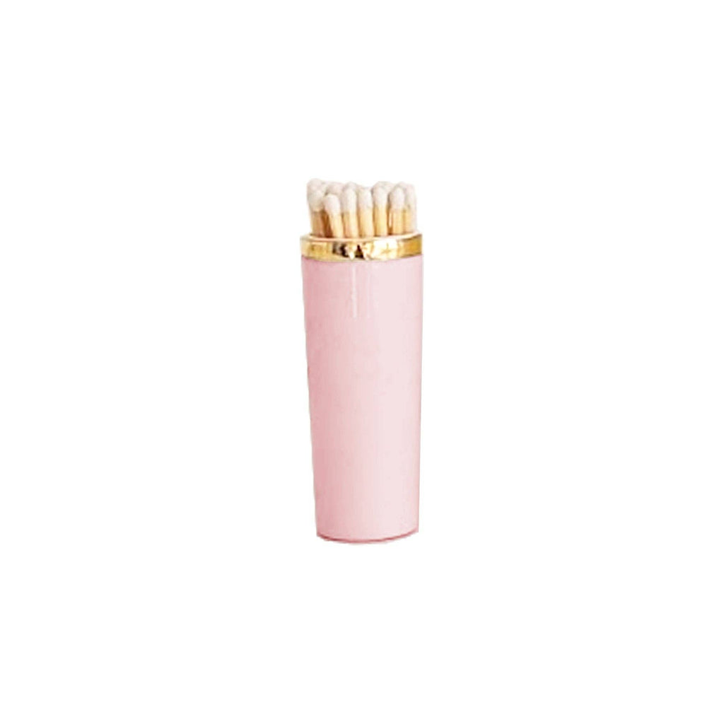 Solid Match Holder/ Striker with Gold Accent: Navy Blue