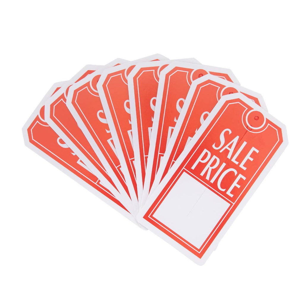 Sales Price Slit Tags - 2 3/8"W x 4 3/4"H - Carton of 1000