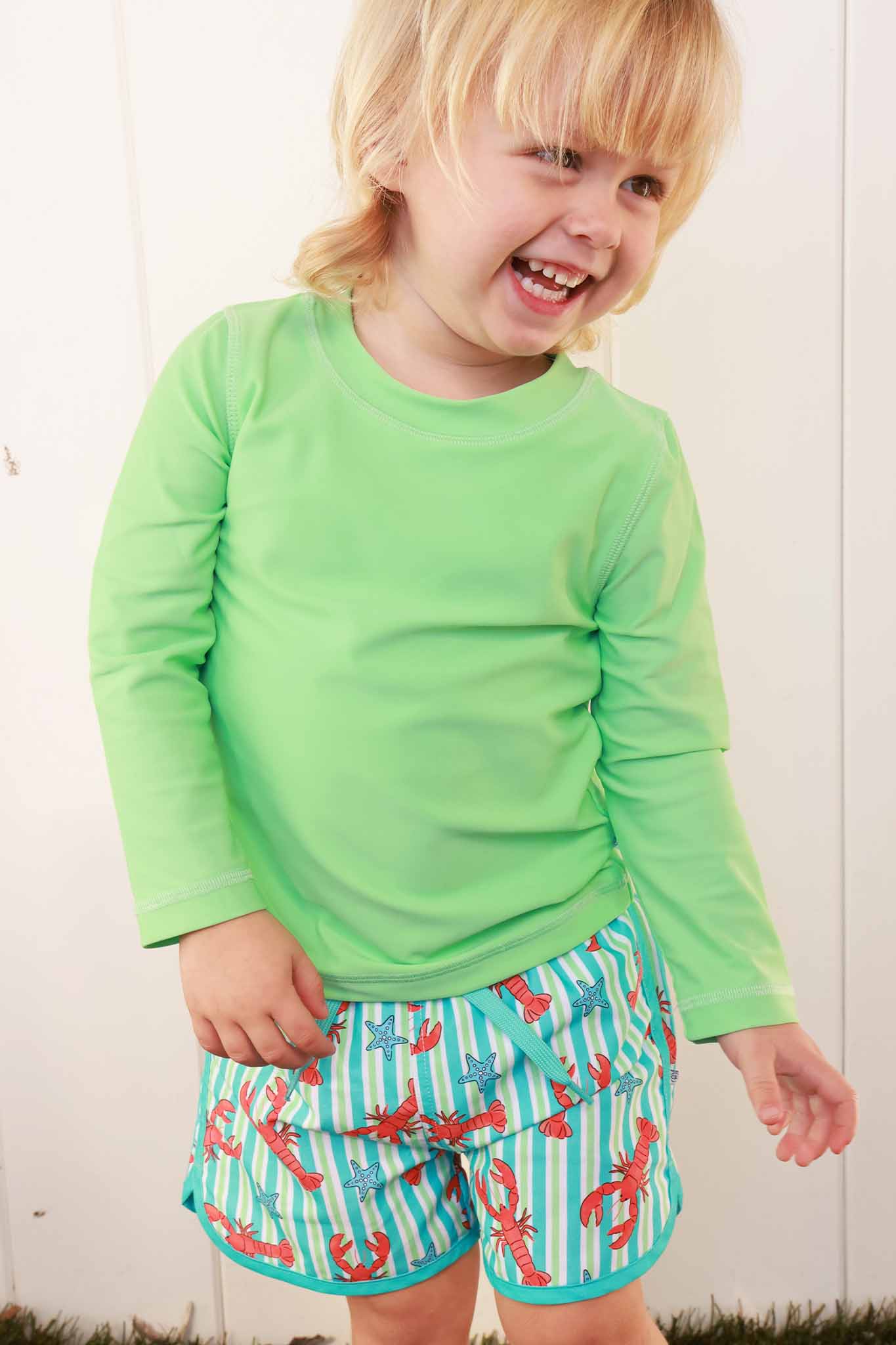 Long Sleeve Rash Guard Shirt | Sea Sprout: 0-3 months