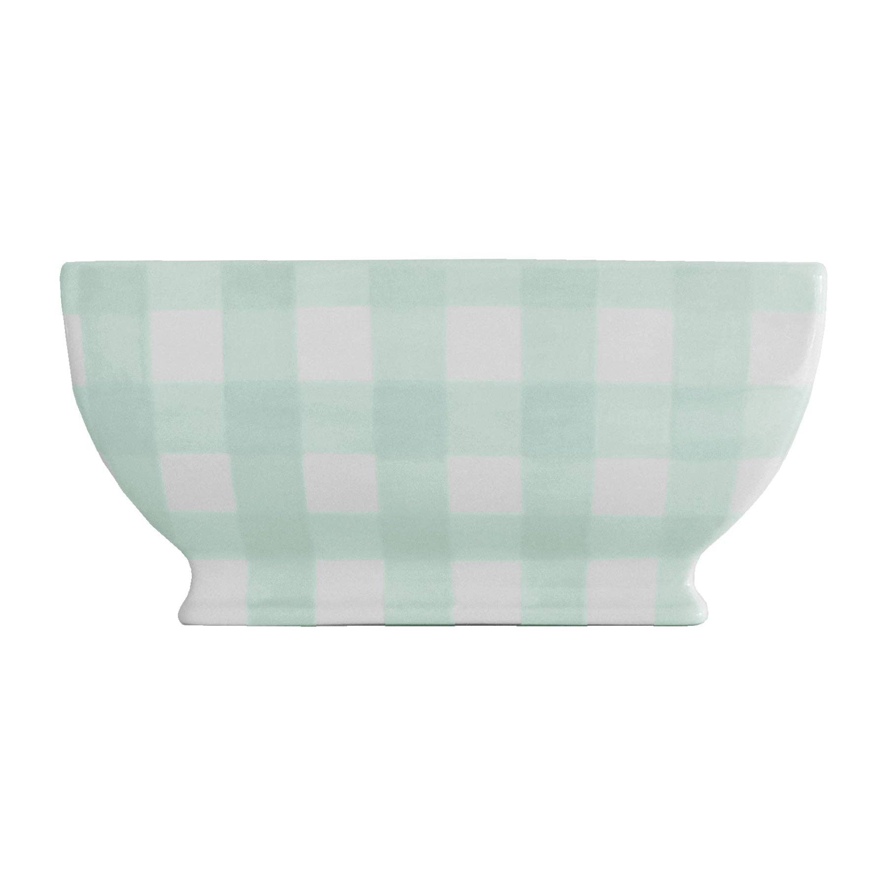 Gingham Planter: Pink / Planter