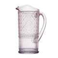 Pink Claro Pitcher: Pink / Non Leaded Crystal