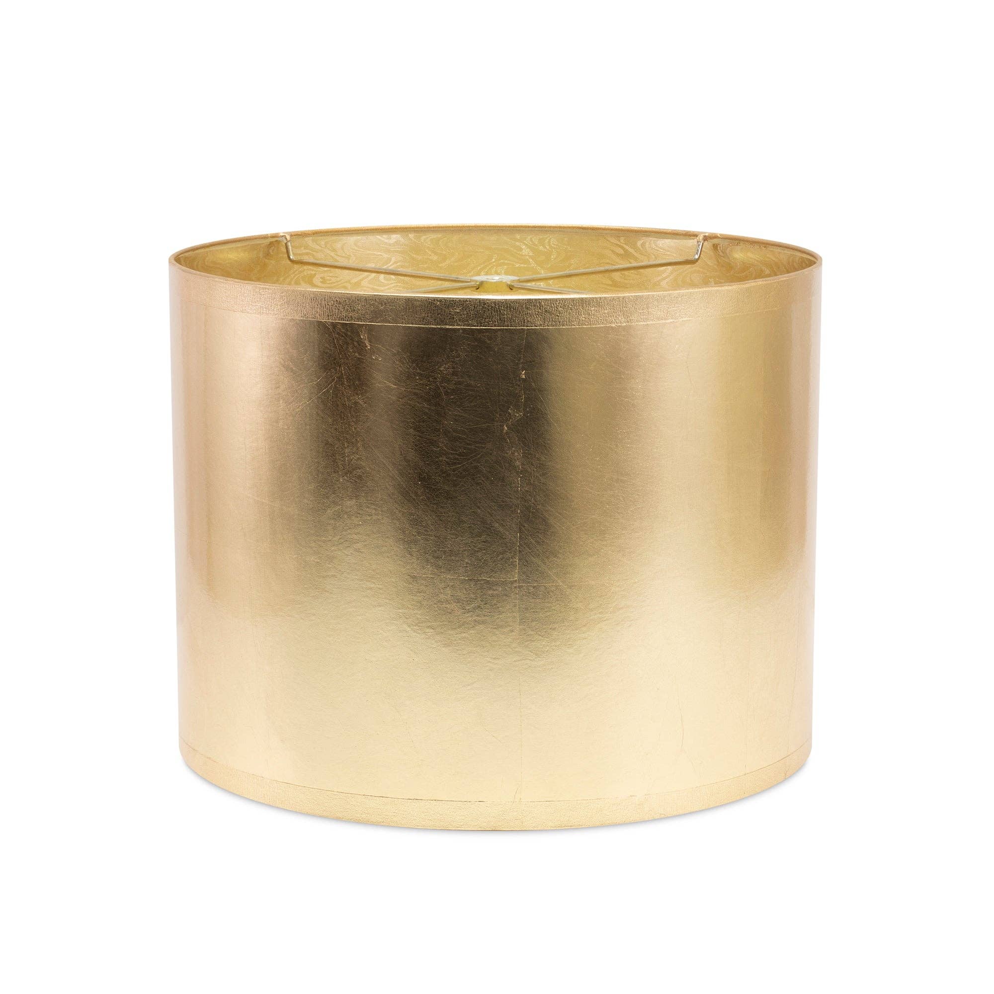 Round Gold Foil Lamp Shade 13/13" x 13/13" x 10"