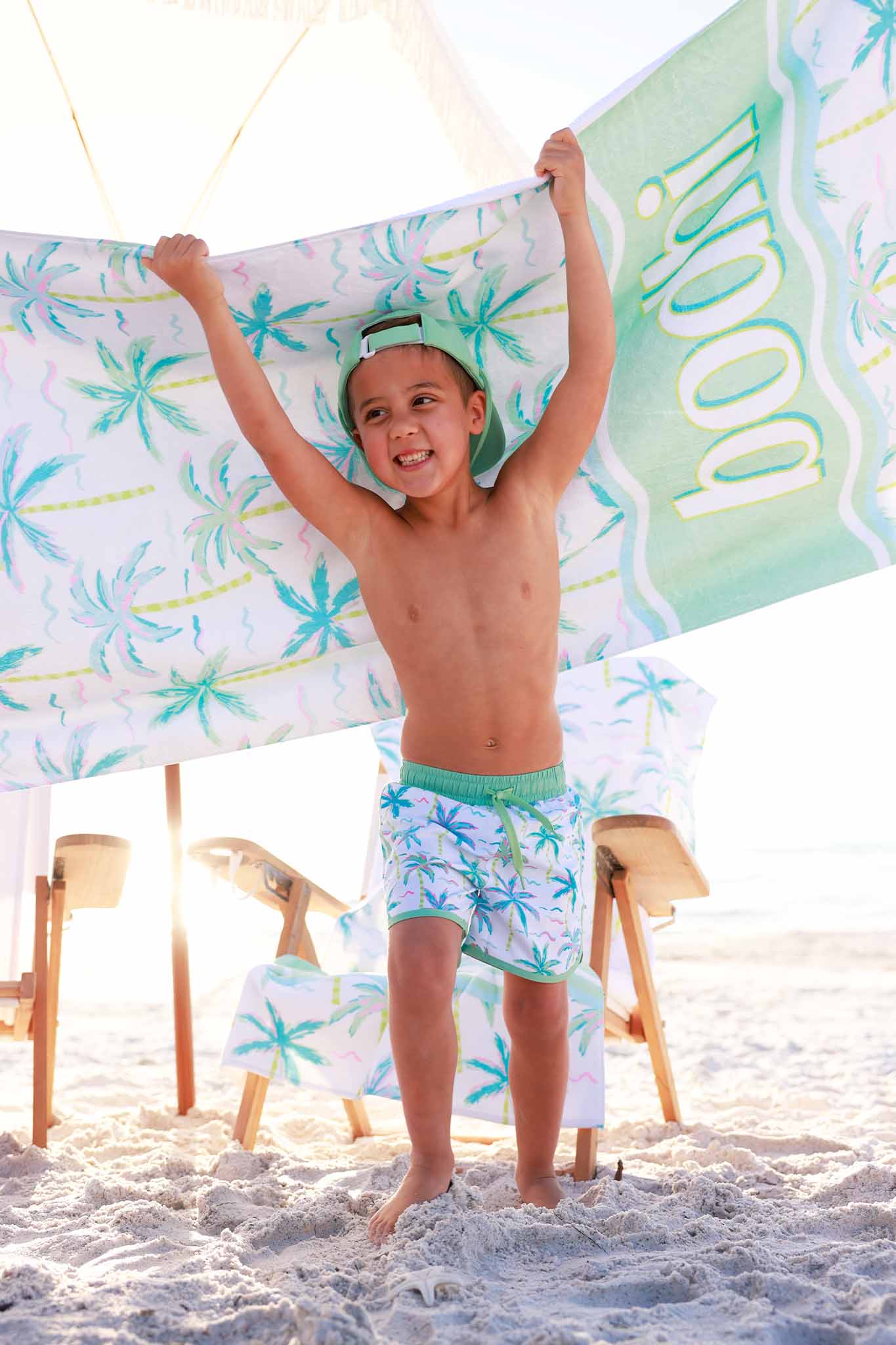 Boy's Swim Trunks | Blue Lagoon: 3-6 months
