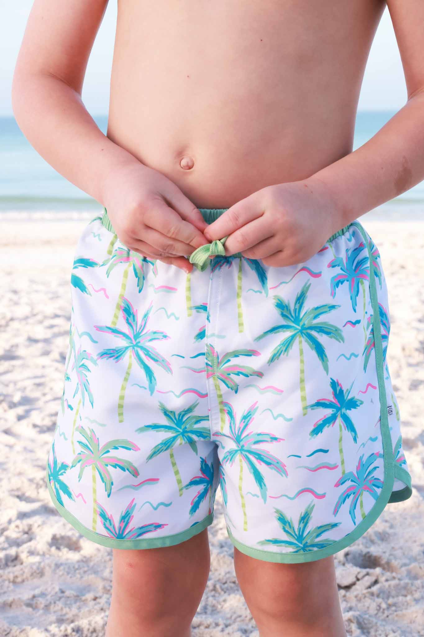 Boy's Swim Trunks | Blue Lagoon: 3-6 months