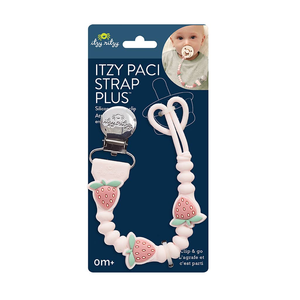 *NEW OPTION* Itzy Paci Strap Plus™: Pink Bows