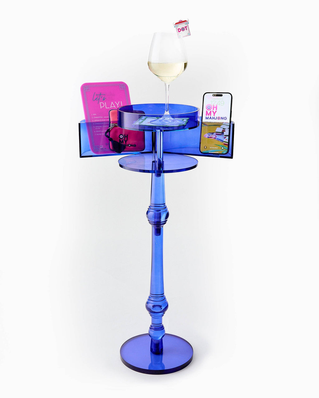 Blue Acrylic Table