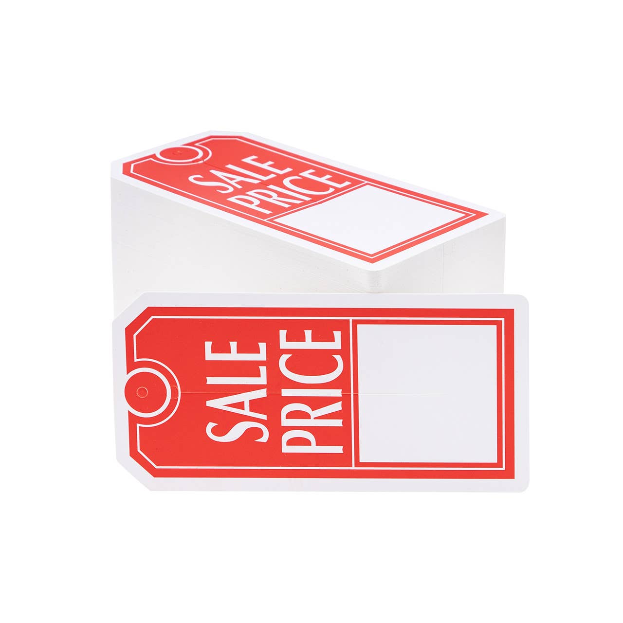 Sales Price Slit Tags - 2 3/8"W x 4 3/4"H - Carton of 1000