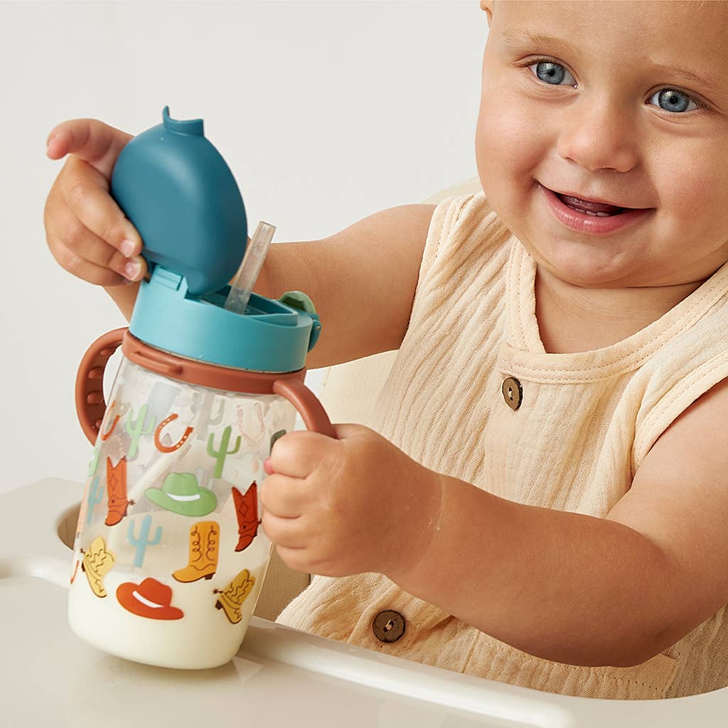 *NEW* Itzy Sips™ - Straw Cup With Snap-Close Lid: Giddy Up!