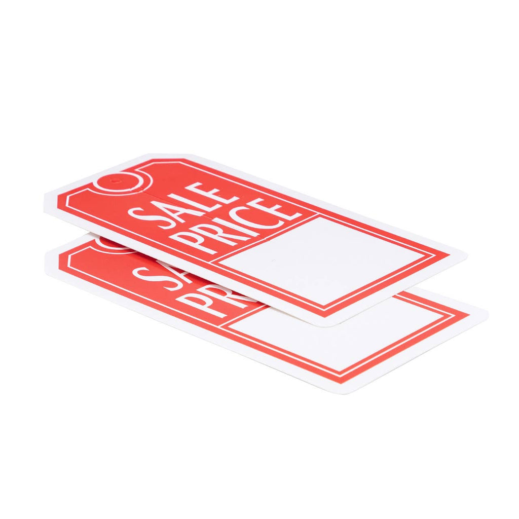 Sales Price Slit Tags - 2 3/8"W x 4 3/4"H - Carton of 1000