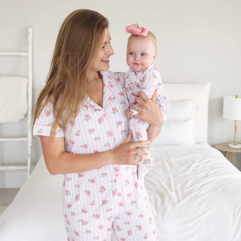 Women's Two Piece Flare Lounge Set | Rosy & Cozy: 2XL