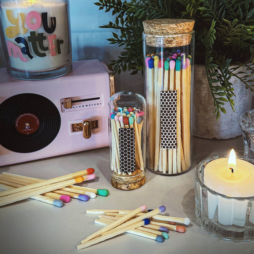 2" Matches + Mini Cloche - Colors of Your Choice + Strikers: Gray