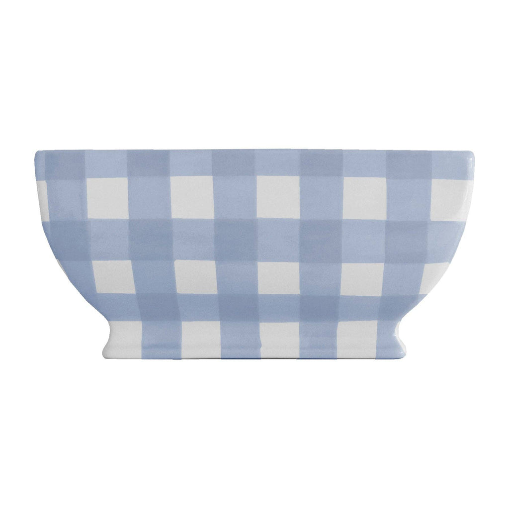 Gingham Planter: Pink / Planter