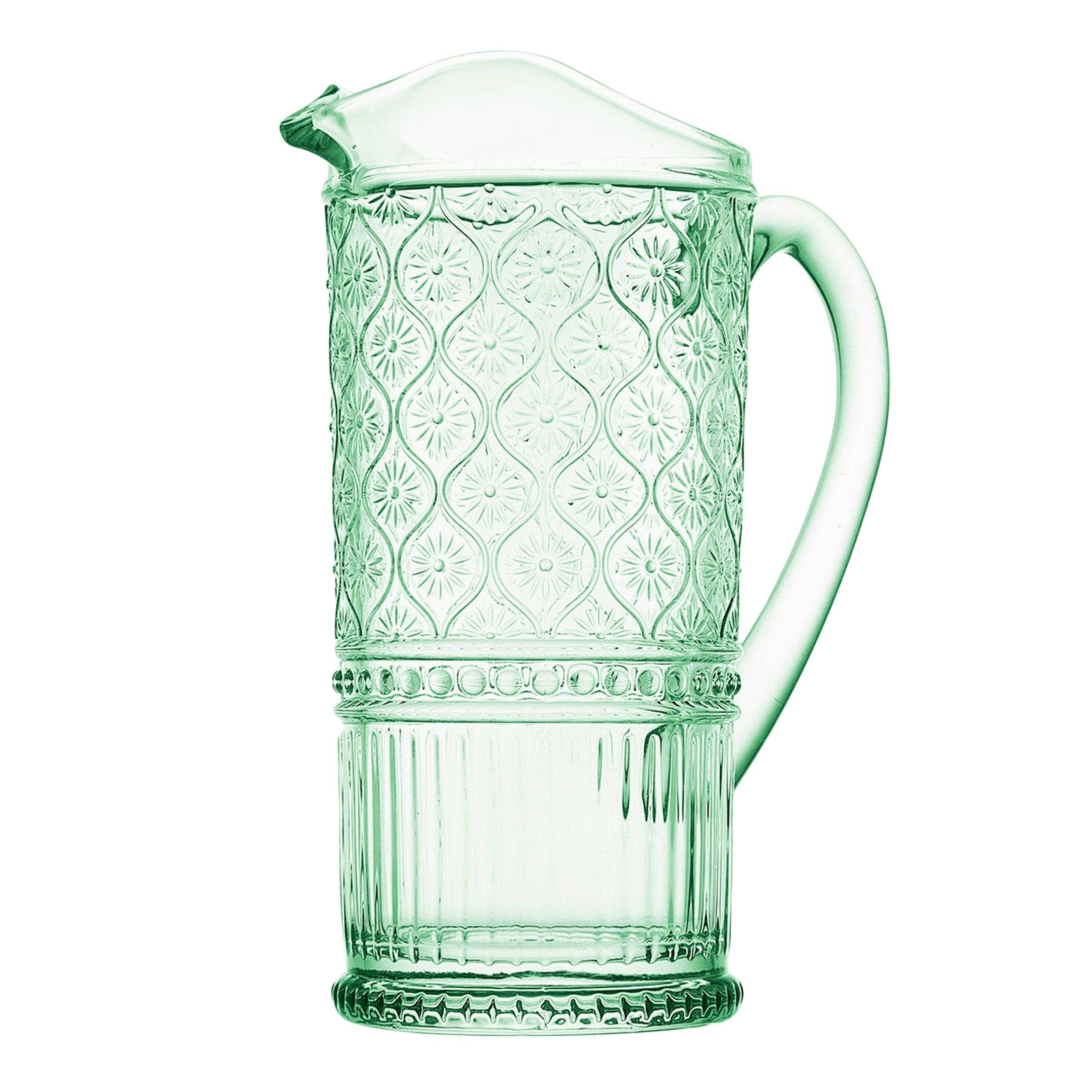 Claro Green Beverage Pitcher