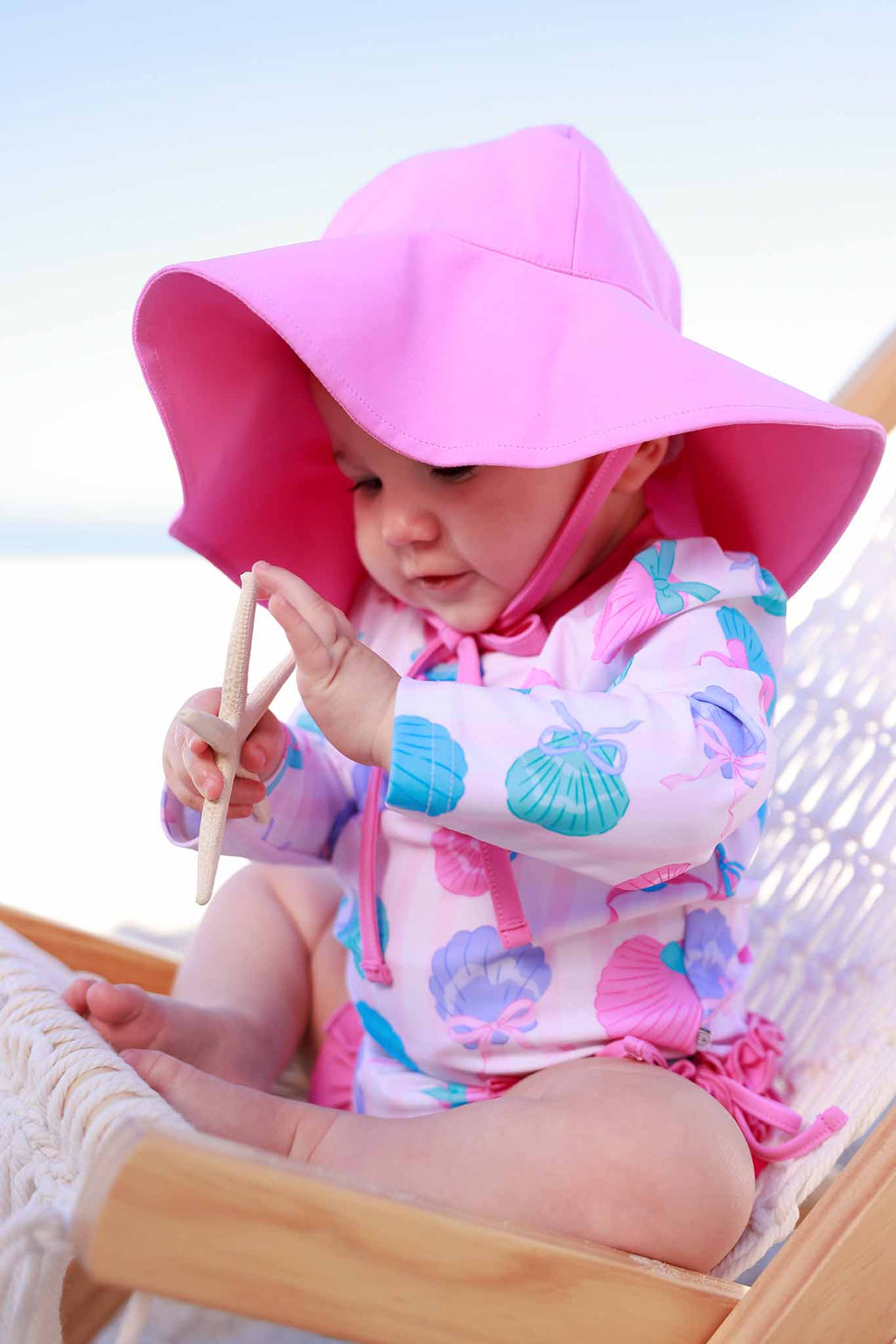 Solid Sun Hat | Pink Sweetie: M