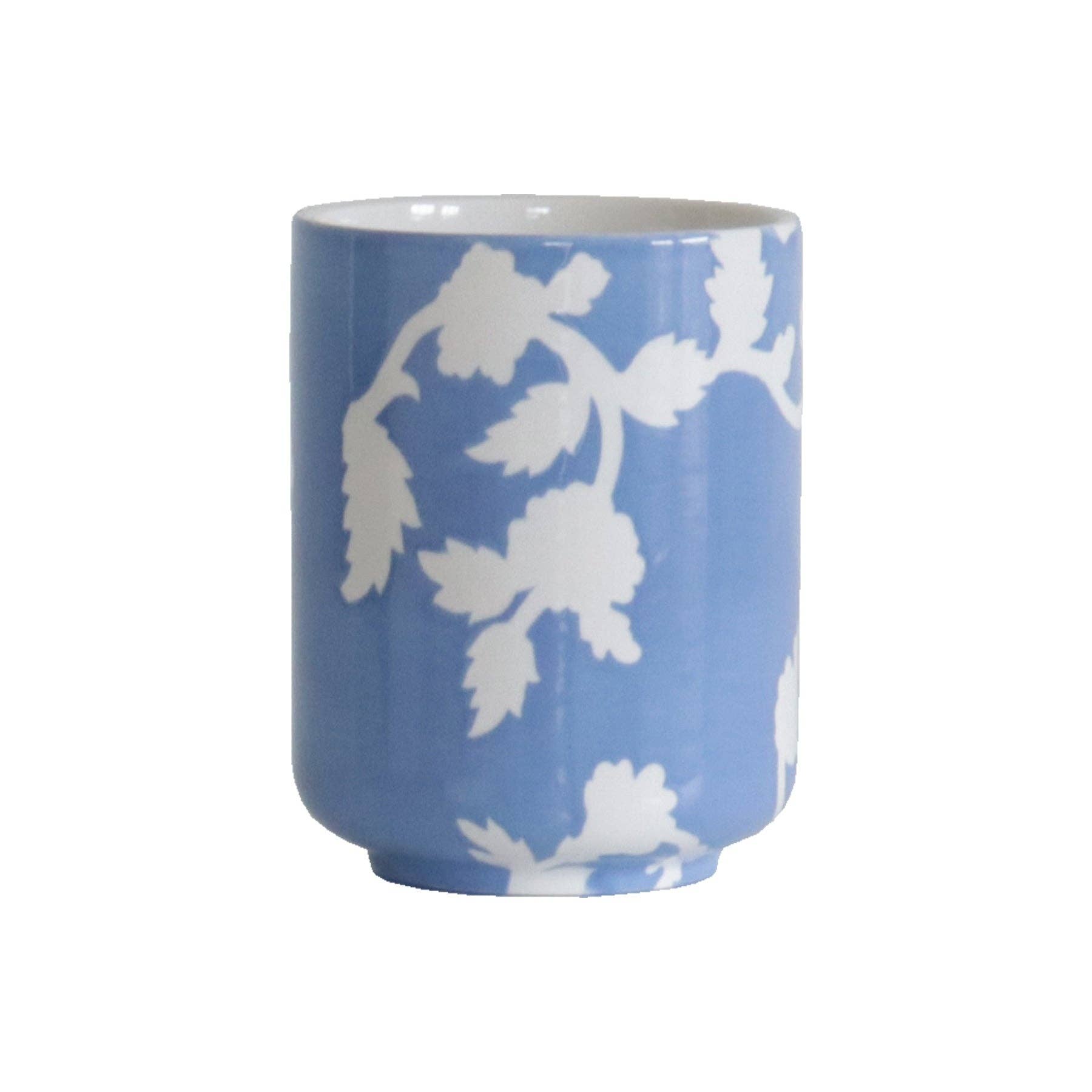 Chinoiserie Dreams Large Vase/ Utensil Holder: Serenity Blue